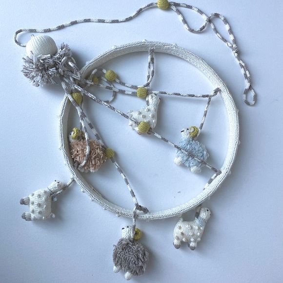 Bla Bla Baby Nursery Mobile Lambs & Ram 🤍🍼🐑🐏 - Picture 1 of 14